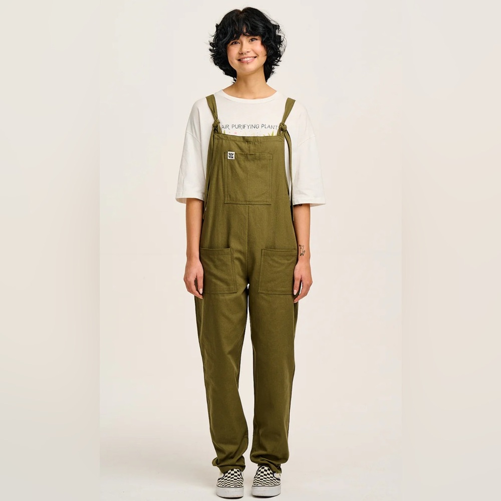 NWT Lucy & Yak Original Cotton Dungarees - UK 12L/US 8L